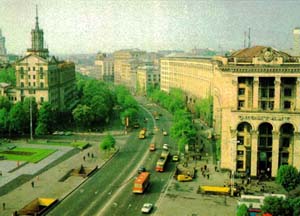 The main street of Kiev - Khreschatyk